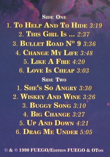 Romeos: Juliet, Fuego (1124), D, 1990 Typ: LP Best.-Nr.: V6551 Preis: 6,00 Euro.