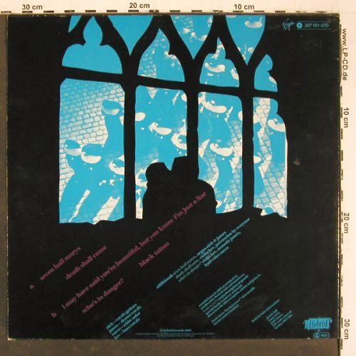 Flesh For Lulu: Blue Sisters Swing, 5 Tr.EP, 33rpm, Static&sol;Virgin (207 191-270), D, 1985 Typ: 12" Best.-Nr.: V6600 Preis: 5,00 Euro.