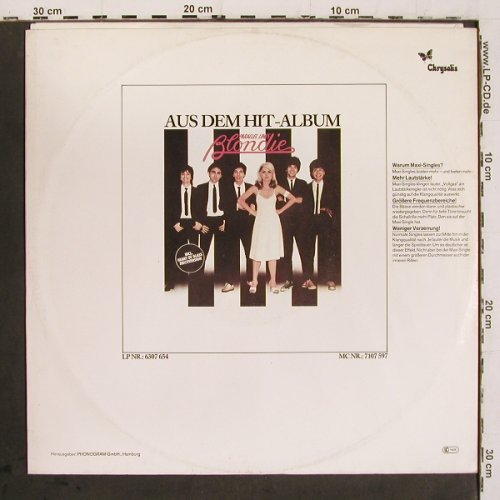 Blondie: Sunday Girl*2+1, m-&sol;vg+, Chrysalis (9198 232), D, 1978 Typ: 12" Best.-Nr.: V6836 Preis: 7,50 Euro.