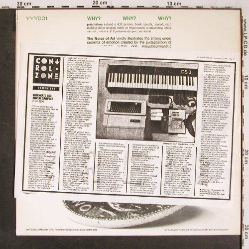 Noise of Art (the): Into Trouble with the, vg+&sol;vg+, Ying Yang Yumm Rec. (YYY001), UK,Facts, 1984 Typ: 12" Best.-Nr.: V6911 Preis: 12,50 Euro.