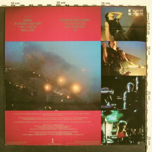 U2: Under A Bloodred Sky-Live, Island(205 904-270), D, 1983 - LP - V6996 - 6,00 Euro