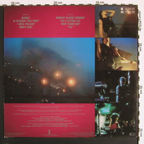 U2: Under A Bloodred Sky-Live, Island(205 904-270), D, 1983 - LP - V6996 - 6,00 Euro