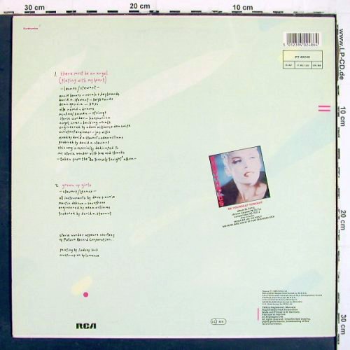 Eurythmics: There Must Be An Angel&sol;Grow up Girl, RCA (PT 40248), D, 1985 Typ: 12" Best.-Nr.: V7012 Preis: 5,00 Euro.