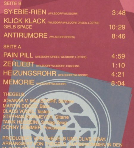 The Gelb: Same, CAS.TEAM.Records(19016911), D, 1991 - LP - V7015 - 7,50 Euro