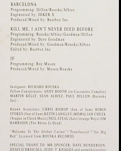 WMTID: Electric Church (EBM), cp inc(CPROD LP007), UK, 1989 - LP - V7021 - 12,50 Euro