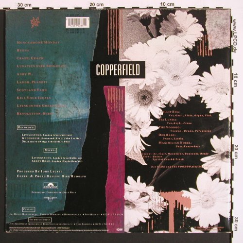 Boa,Phillip & Voodoo Club: Copperfield, Foc, Polydor (835 237-1), D, 1988 Typ: LP Best.-Nr.: V7068 Preis: 7,50 Euro.