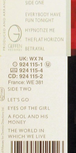 Wang Chung: Mosaic, Geffen(924 115-1), D, 1986 - LP - V7197 - 6,00 Euro