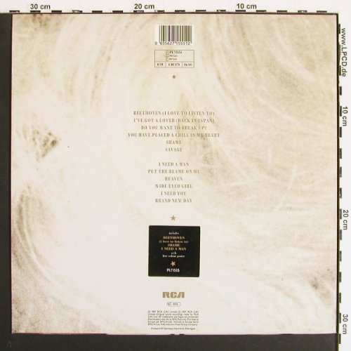 Eurythmics: Savage, +Poster, RCA(PL 71555), D, 1987 - LP - V7220 - 7,50 Euro