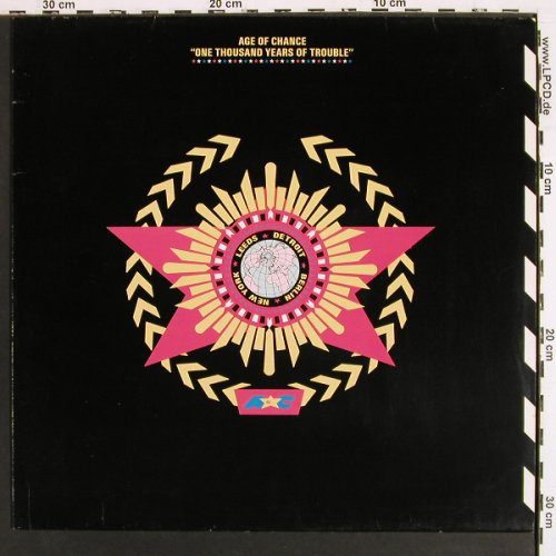 Age Of Chance: One Thousand Years Of Trouble, Virgin (208 681-630), D, 1987 Typ: LP Best.-Nr.: V7413 Preis: 6,00 Euro.