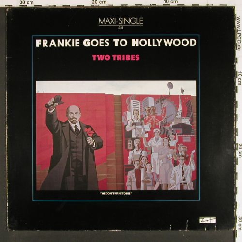 Frankie Goes To Hollywood: Two Tribes*2 / War, m-/vg+, ZTT(601 325-213), D, 1984 - 12inch - V7647 - 5,00 Euro