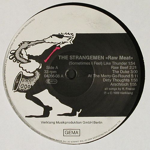 Strangemen: Raw Meat vg+&sol;vg+, Vielklang &sol;EFA (04266-08), D, 1989 Typ: LP Best.-Nr.: V7654 Preis: 7,50 Euro.
