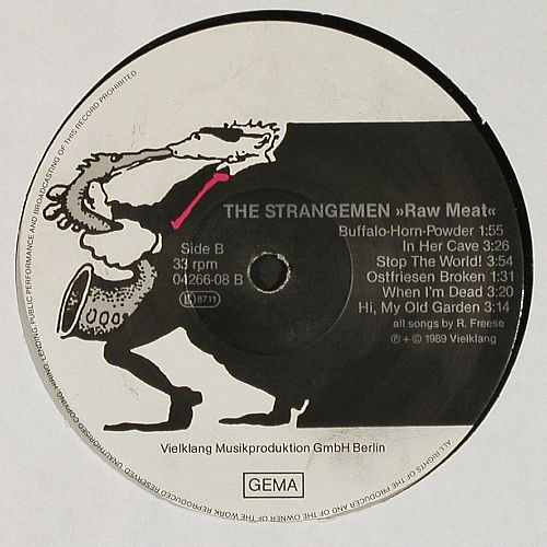 Strangemen: Raw Meat vg+&sol;vg+, Vielklang &sol;EFA (04266-08), D, 1989 Typ: LP Best.-Nr.: V7654 Preis: 7,50 Euro.