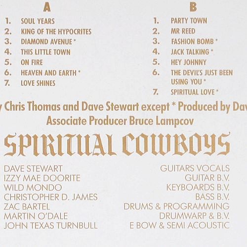 Stewart,Dave & t.Spiritual Cowboys: Same, m-&sol;vg+, RCA (PL74710), D, 1990 Typ: LP Best.-Nr.: V7656 Preis: 6,00 Euro.