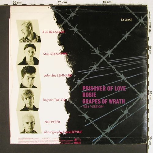 Spear Of Destiny: Prisoner Of Love +2, m-&sol;vg+, Burning Rome (TA 4068), UK, 1983 Typ: 12" Best.-Nr.: V7672 Preis: 5,00 Euro.