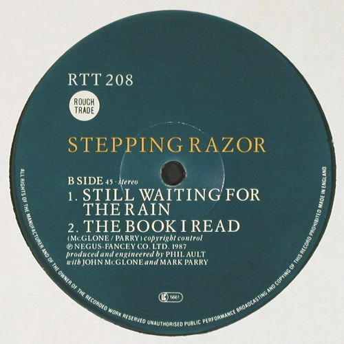 Stepping Razor: Latin Tears (Uncle Sam Is Coming), RoughTrade (RTT 208), UK, 1987 Typ: 12" Best.-Nr.: V7673 Preis: 6,00 Euro.