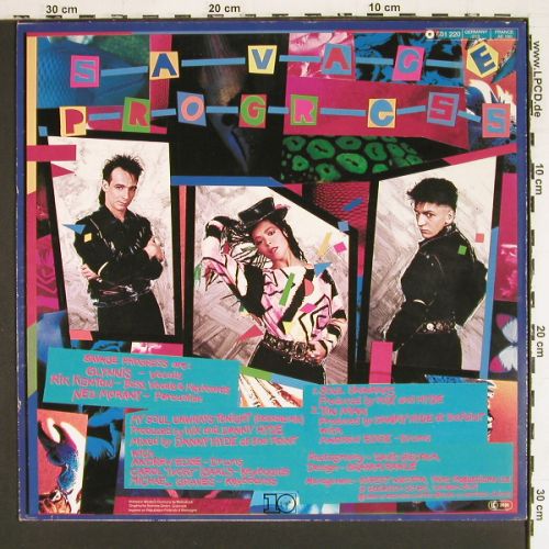 Savage Progress: My Soul Unwraps Tonight&sol;Tin Man, 10 Virgin (601 220-213), D, 1984 Typ: 12" Best.-Nr.: V7674 Preis: 5,00 Euro.