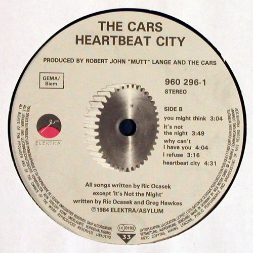 Cars: Heartbeat City, Foc, Elektra(960 296-1), D, 1984 - LP - Y9932 - 6,00 Euro