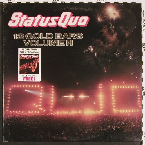 Status Quo: 12 Golden Bars Vol.2, Foc, m /vg+, Vertigo(QUOTV 2), NL, 1984 - LP - V4310 - 7,50 Euro