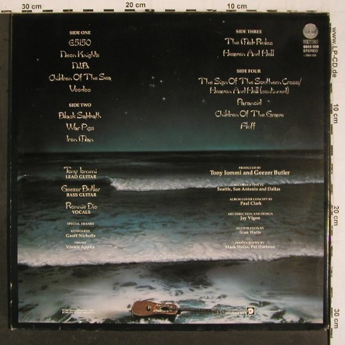 Black Sabbath: Live Evil,Foc, Vertigo (6650 009), D, 1983 Typ: 2LP Best.-Nr.: V6628 Preis: 34,00 Euro.