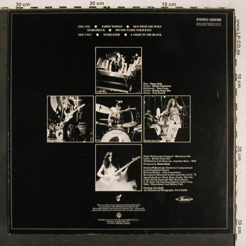 Rainbow: Rising, Ri, (1976), Polydor (2929 098), D, 1986 Typ: LP Best.-Nr.: V6655 Preis: 24,00 Euro.