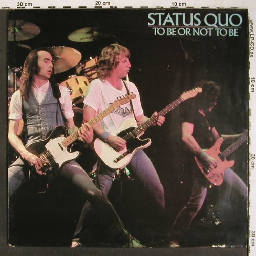 Status Quo: To Be Or Not To Be, m-/vg+, Contour/Pickwick(CN 2062), UK, 1983 - LP - V6922 - 7,50 Euro