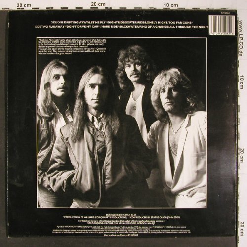 Status Quo: To Be Or Not To Be, m-/vg+, Contour/Pickwick(CN 2062), UK, 1983 - LP - V6922 - 7,50 Euro