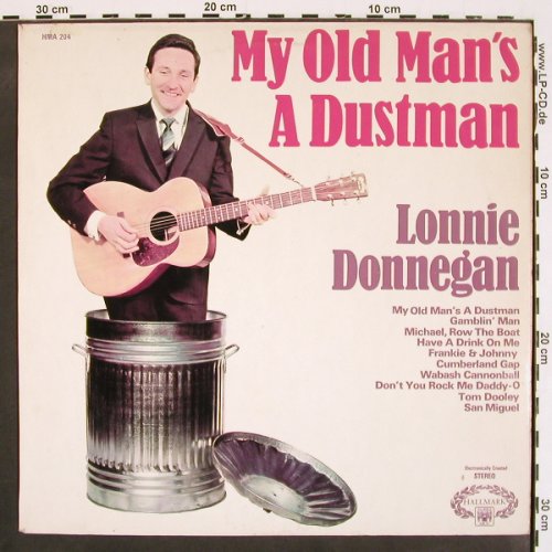 Donegan,Lonnie: My Old Man's A Dustman, vg+/m-, Hallmark (HMA 204), UK, 1973 Typ: LP Best.-Nr.: V4534 Preis: 6,00 Euro