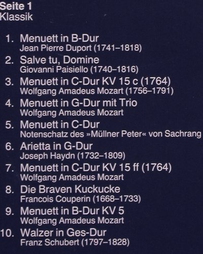 Berger,Hans Zither - Hackbrett: Kleine Stücke großer Meister, iton / Teldec (it 30 130), D Typ: LP Best.-Nr.: V4810 Preis: 9,00 Euro