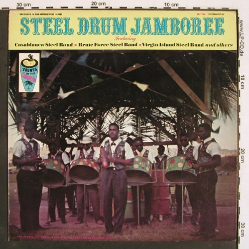 V.A.Steel Drum Jamboree: CasablSteel, BruteForce,Virgin Isl., Sounds of the Caribbean(SLP 728), US, 1963 - LP - V5211 - 12,50 Euro