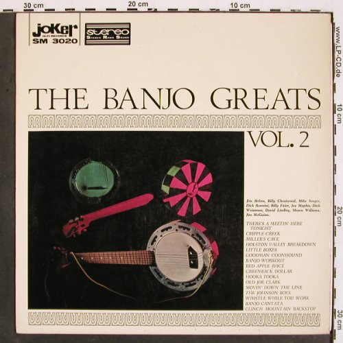 V.A.The Banjo Greats Vol.1: Jim Helms.. Clinch Mountain, instr., Joker(SM 3020), I, 1966 - LP - V5299 - 6,00 Euro
