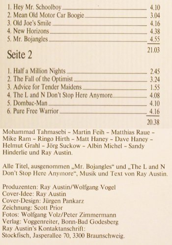 Austin,Ray: New Horizons (from Hallifax), Stockfisch (SF 5004), D Typ: LP Best.-Nr.: V5900 Preis: 6,00 Euro.