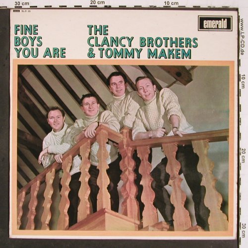 Clancy Brothers & Tommy Makem: Fine Boys You Are (1962), Emerald (SLD 25), UK, 1967 Typ: LP Best.-Nr.: V5901 Preis: 7,50 Euro.