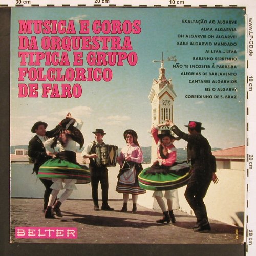 V.A.Musica e Coros da Orquestra: Tipica e Grupo Folclorico de Faro, Belter (22.143), E, 1967 Typ: LP Best.-Nr.: V6156 Preis: 9,00 Euro.