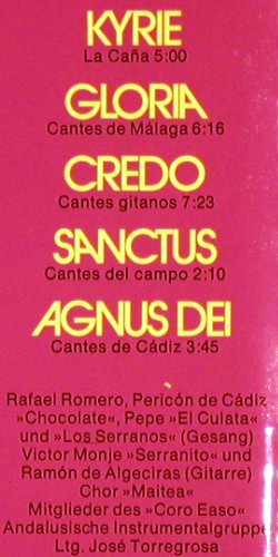 V.A.Missa - Criolla, Flamenca, Luba: Messe des Savannes, Foc, Philips (6641 069), D Typ: 2LP Best.-Nr.: V6195 Preis: 7,50 Euro.