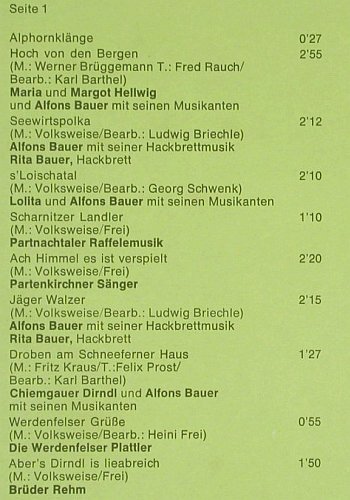 V.A.So klingts in: Garmisch-Partenkirchen, Isaar Ton &sol; EMI (1 C 048-42 113), D, 1974 Typ: LP Best.-Nr.: V6358 Preis: 7,50 Euro.