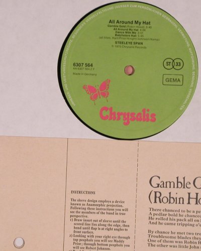 Steeleye Span: All Around My Hat, m-&sol;vg+, Chrysalis (6307 564), D, 1975 Typ: LP Best.-Nr.: V6787 Preis: 6,00 Euro.