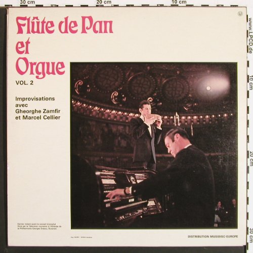 Zamfir,Gheorghe & Marcel Cellier: Flute De Pan Et Orgue Vol.2, Foc, Festival(FLD 617), F,  - LP - V7192 - 6,00 Euro