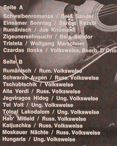 D'Orio,Vesco  m.s.Zigeunerensemble: spiel Zigeuner spiel, (instrum.), MFP&sol;EMI (MFP 5522), D Typ: LP Best.-Nr.: Y7650 Preis: 6,00 Euro.