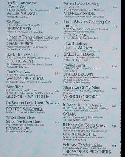 V.A.Country Gold 3: Willie Nelson... Tom T.Hall, Foc, RCA(NL 89500(2)), D, 1985 - 2LP - V3269 - 7,50 Euro