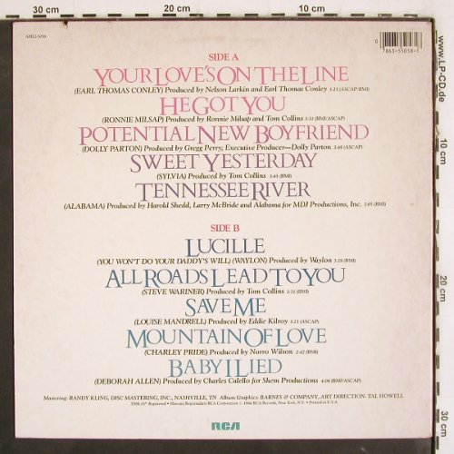 V.A.The Best Of The 80's...So Far: Earl Thomas Conley.. Deborah Allen, RCA(AHL1-5056), US, 1984 - LP - V3905 - 7,50 Euro