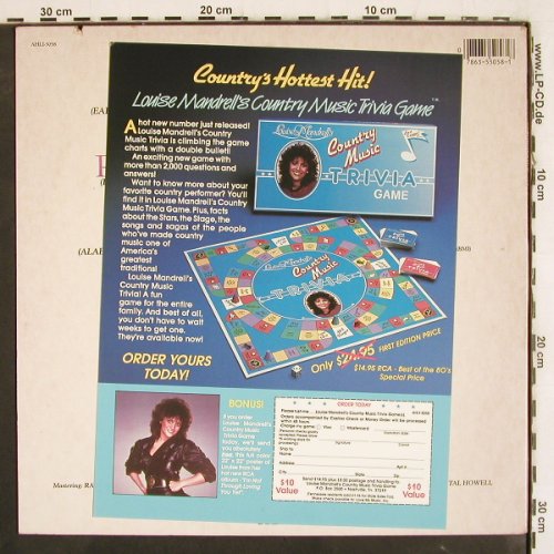 V.A.The Best Of The 80's...So Far: Earl Thomas Conley.. Deborah Allen, RCA(AHL1-5056), US, 1984 - LP - V3905 - 7,50 Euro