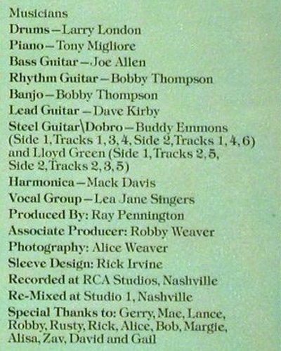 Weaver,Dennis: Same, DJM Records (DJF 20504), UK, 1977 Typ: LP Best.-Nr.: V4498 Preis: 7,50 Euro