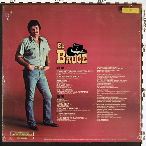 Bruce,Ed: You're Not Leavin'Here Tonight, MCA, sealed(MCA-5416), US, FS-New, 1983 - LP - V5297 - 9,00 Euro
