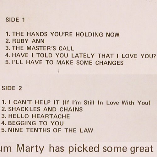 Robbins,Marty: Same, Hallmark(HM 662), UK, 1970 - LP - V5317 - 6,00 Euro