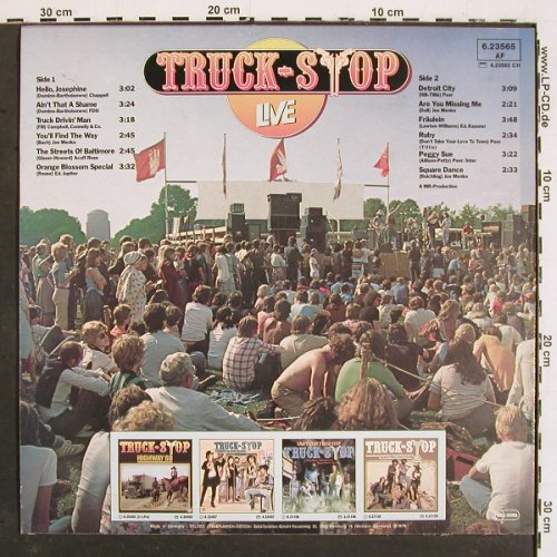 Truck Stop: Live (Stadtpark HH), Telefunken(6.23565 AF), D, 1978 - LP - V5366 - 6,00 Euro