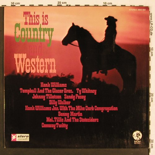 V.A.This Is Country & Western: 24 Golden Hits,Foc, Stern-Ed., MGM(2642 002), D, 1973 - 2LP - V5381 - 7,50 Euro