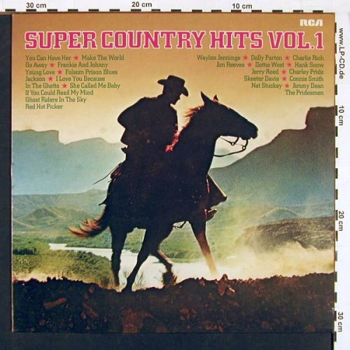 V.A.Super Country Hits Vol.1: Waylon Jenning... Pridesman, 12 Tr., RCA(CL 42844), D, 1979 - LP - V5382 - 5,00 Euro