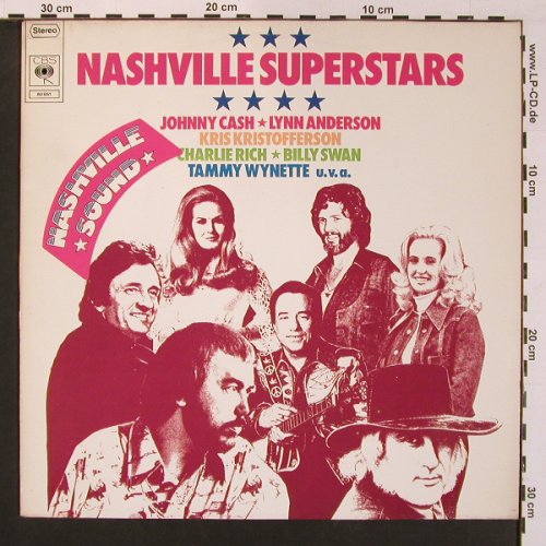 V.A.Nashville Superstars: Johnny Cash... Earl Scruggs Rev., CBS(CBS 80 951), NL, 20Tr., 1975 - LP - V5473 - 5,00 Euro