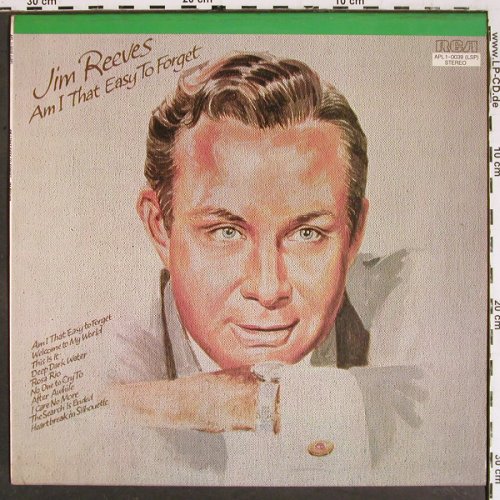 Reeves,Jim: Am I That Easy To Forget, RCA(APL 1-0039), D, 1973 - LP - V5483 - 7,50 Euro