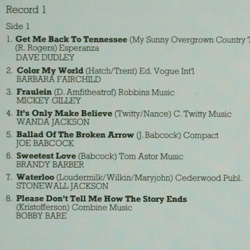 V.A.32 Country & Western Smash Hits: Dave Dudley... Jeannie C.Riley, Foc, Look Back(120001-1), CH,  - 2LP - V6462 - 6,00 Euro